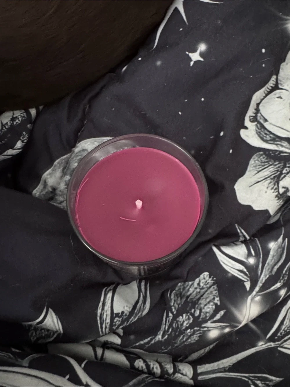 Bath & Body Works Nocturnal Rose Candle - Pink & Black